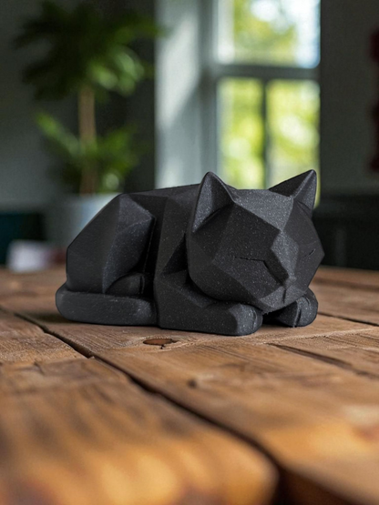 Katzen Figur „Waiting Kitten“   – Skulptur