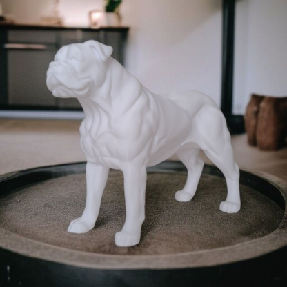 Hunde Figur „American Bulldog“   – Skulptur