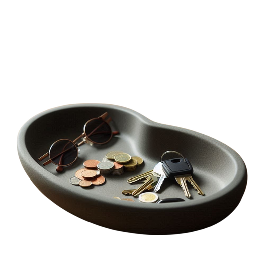 Design Key & Coin Tray „KidneyBean“ – Stilvoll organisiert, natürlich geschwungen