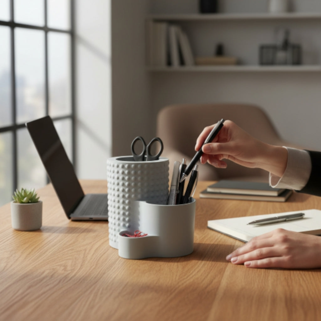 Modern Dotted Office Organizer – stilvolle Ordnung für deinen Arbeitsplatz