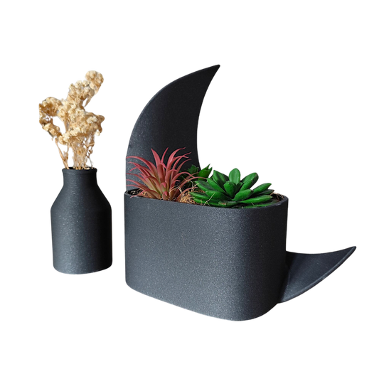 Blumentopf mit Vase "Crescent"