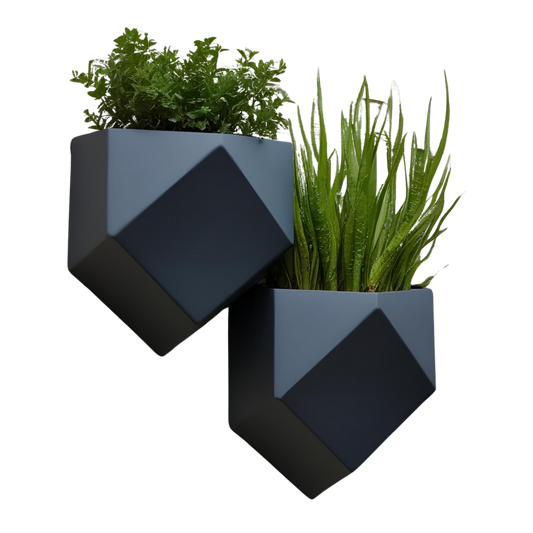 Wand-Blumentopf „Low Poly“