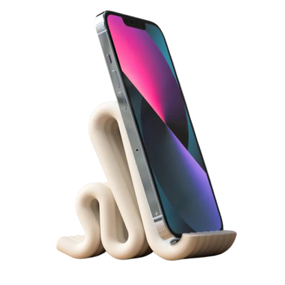 Minimalistischer Telefonständer – modernes Flow-Design für jeden Schreibtisch