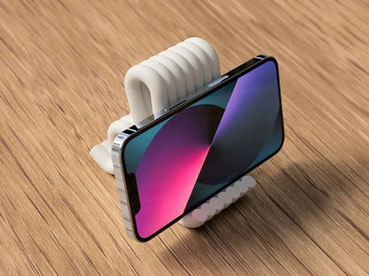 Minimalistischer Telefonständer – modernes Flow-Design für jeden Schreibtisch