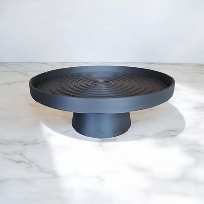 Dekoschale „Swirl“ mit Standfuß